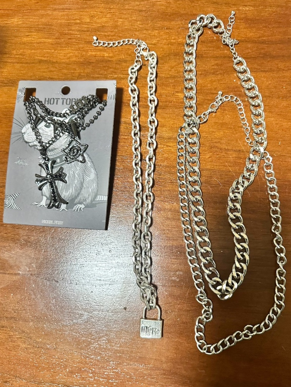 Hot Topic Chain Necklace Set